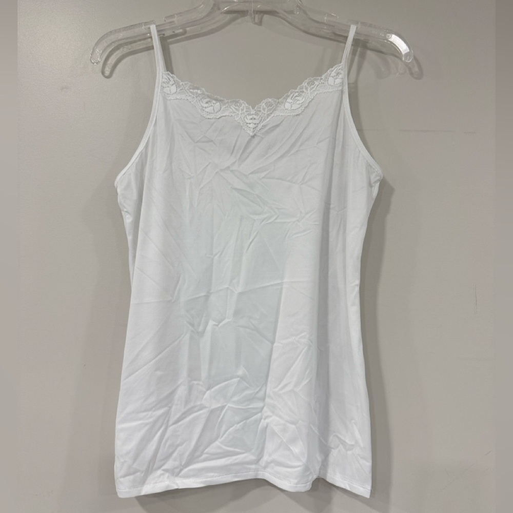 Vanity Fair White Camisole Size XL